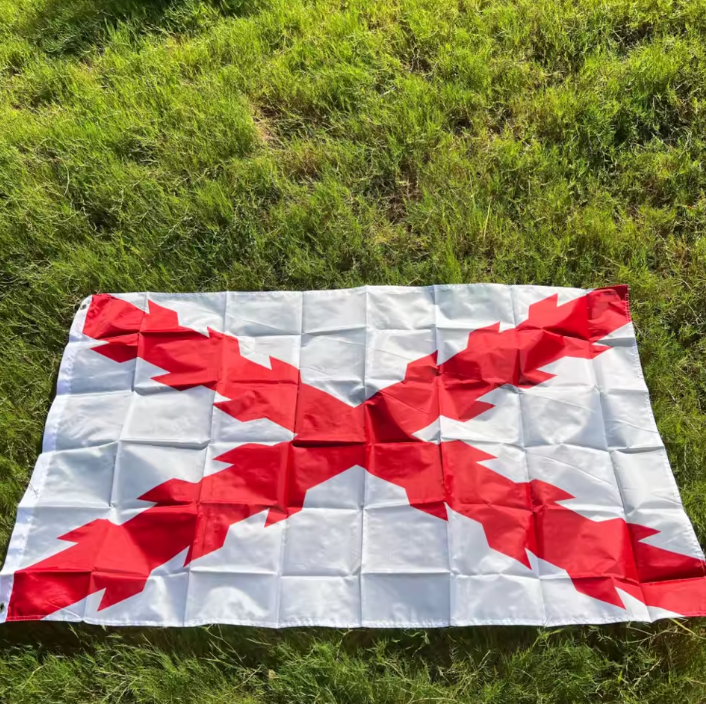 Bandera de la Cruz de Borgoña 90x150cm | La Cruz de San Andrés