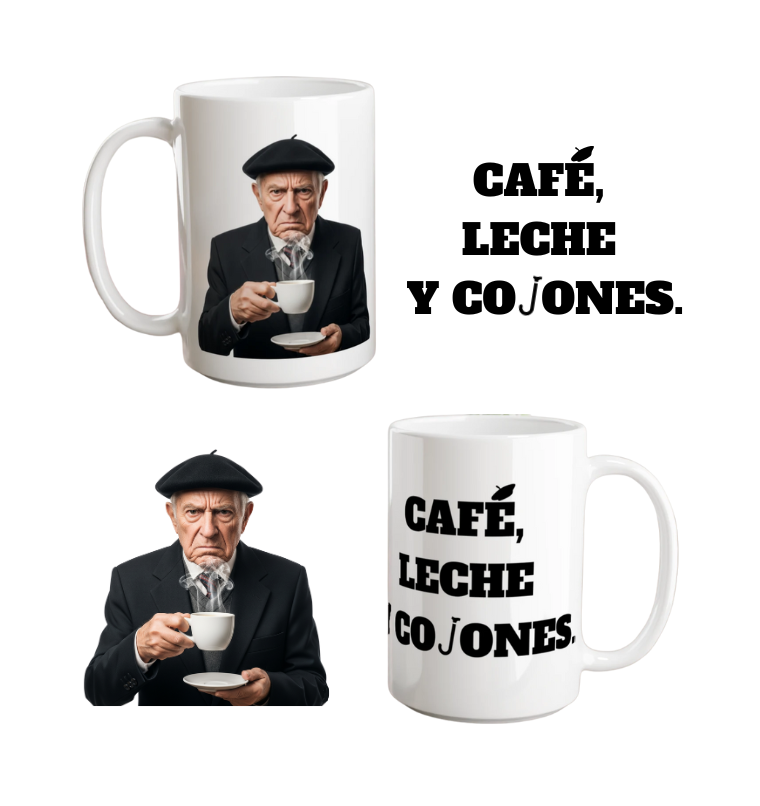 Taza de Cerámica de 450ml | Para Empezar el Día como un Toro