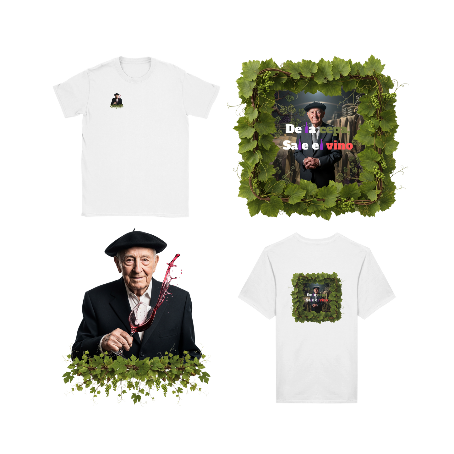 Camista Clásica Unisex | De la Cepa, Sale el Vino