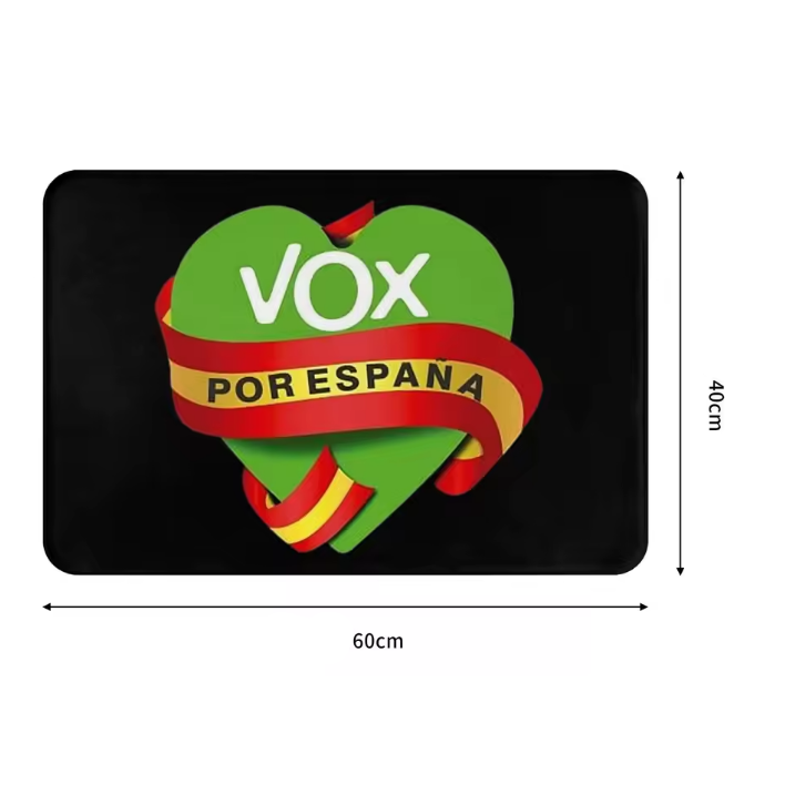 Felpudo Antideslizante con el Logo de España y Vox