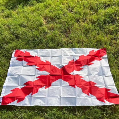 Bandera de la Cruz de Borgoña 90x150cm | La Cruz de San Andrés