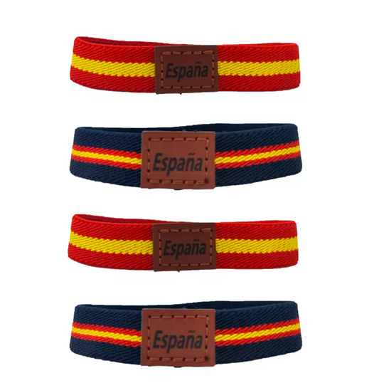 Pack de Pulseras Elásticas de la Bandera de España