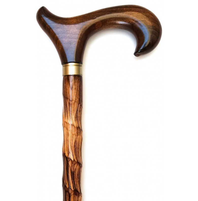 Bastón Torneado de Madera de Haya | Personalizable con tu Nombre