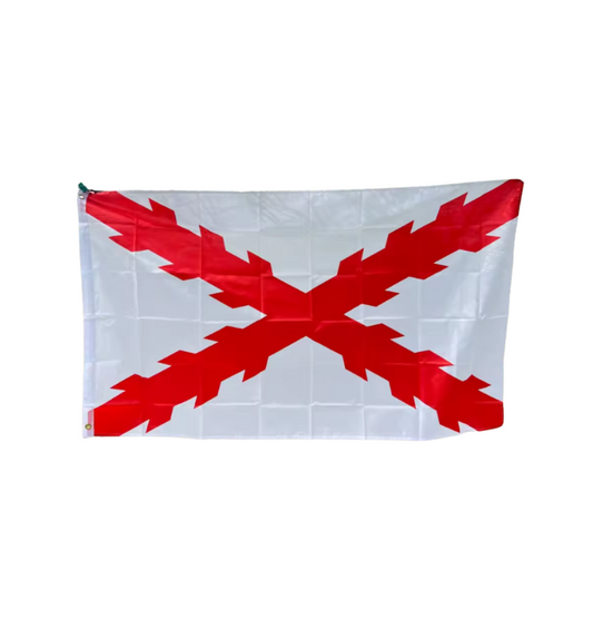 Bandera de la Cruz de Borgoña 90x150cm | La Cruz de San Andrés