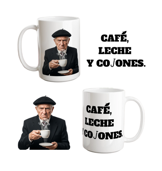 Taza de Cerámica de 450ml | Para Empezar el Día como un Toro